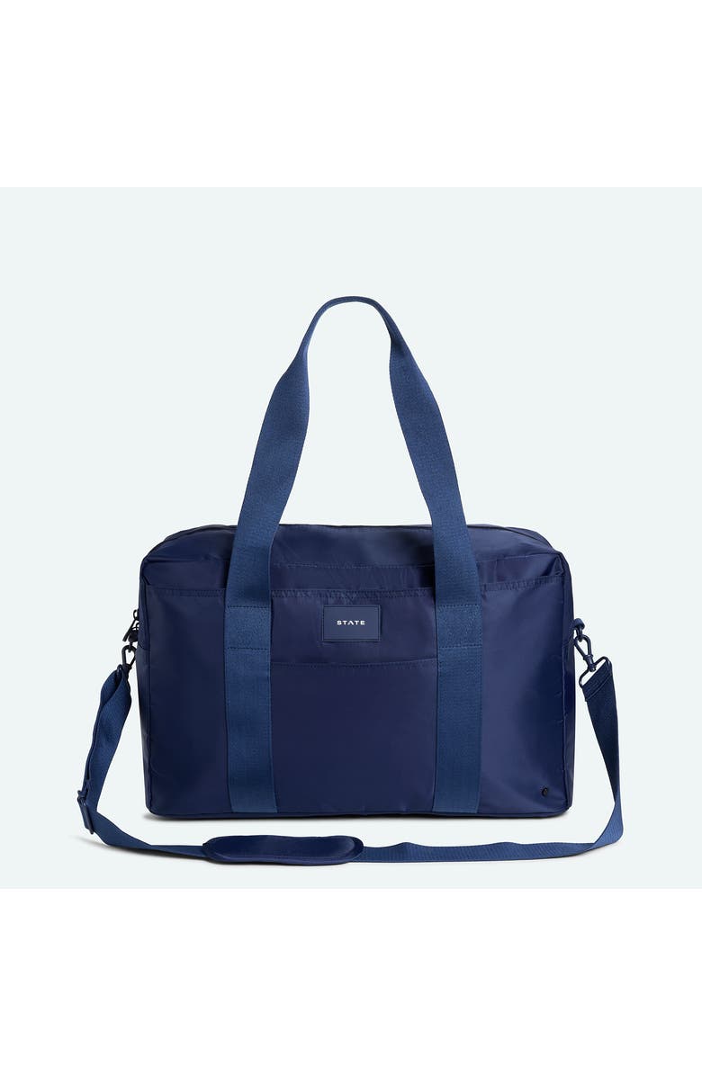 STATE Bags Wellington Weekender, Main, color, Navy