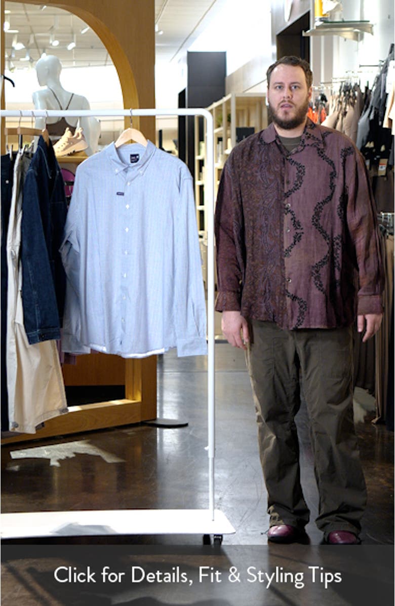 Koby Gingham Performance Button-Down Shirt, sales video thumbnail