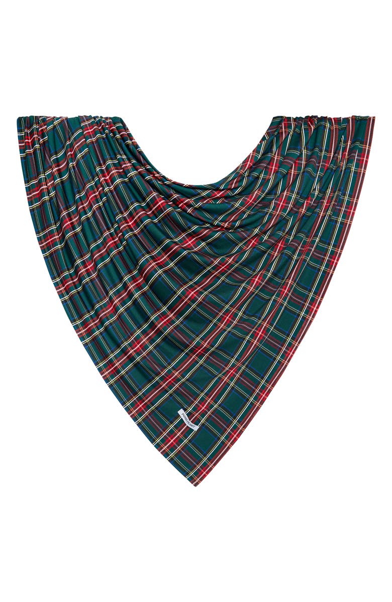 Posh Peanut Tartan Plaid Beanie & Swaddle Set, Alternate, color, 