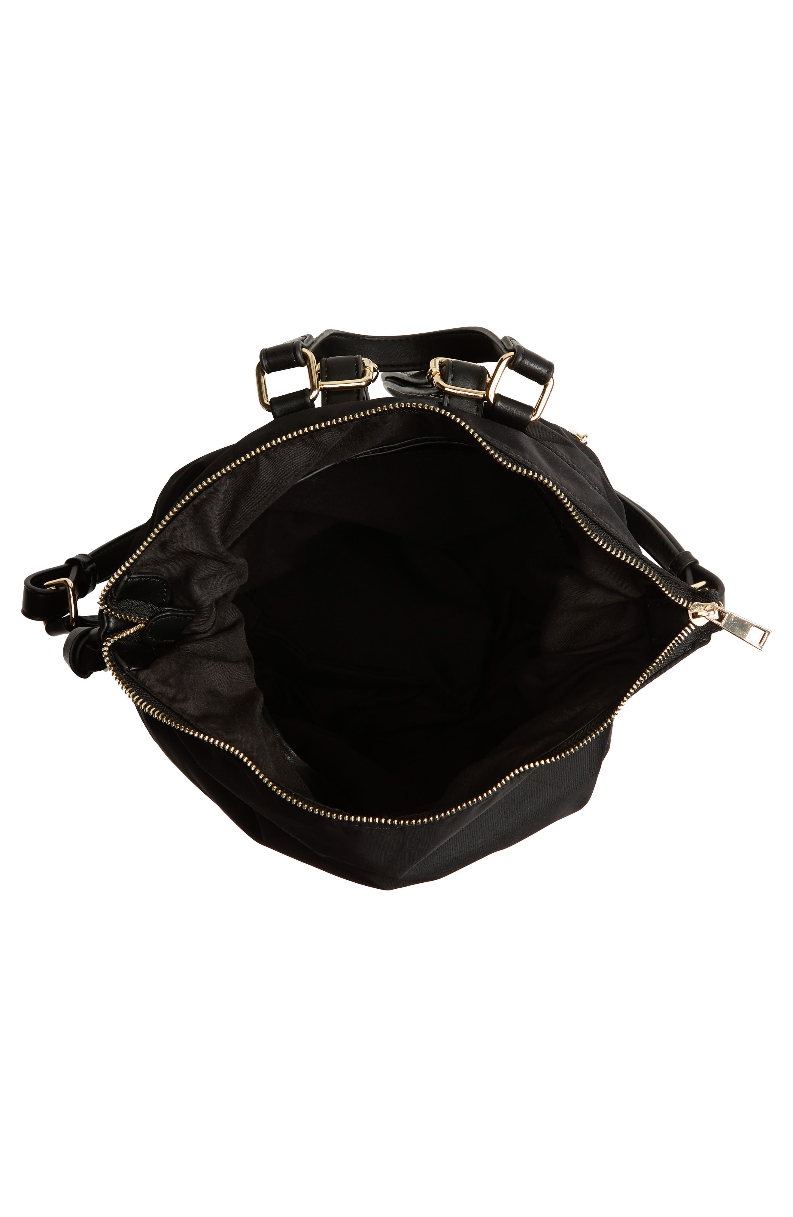 Cyn Nylon Backpack, Alternate, color, BLACK