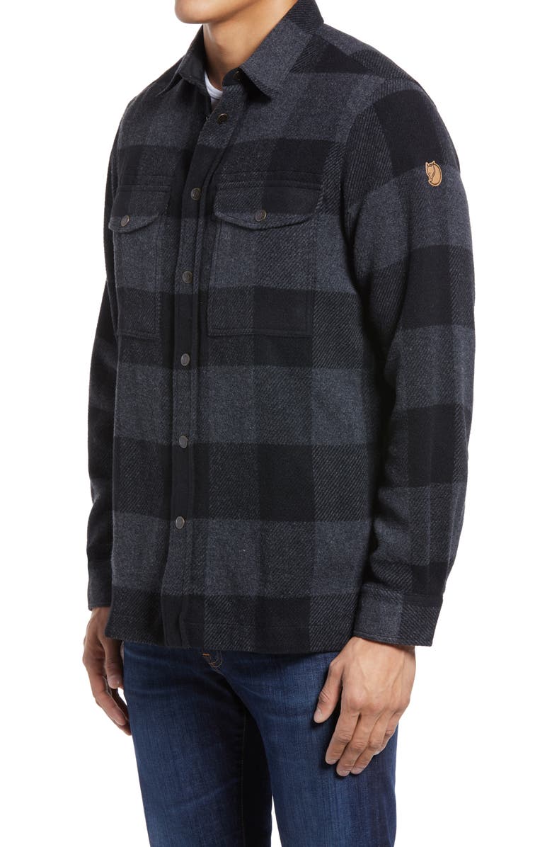 Fjällräven Canada Buffalo Check Snap Front Shirt, Alternate, color,