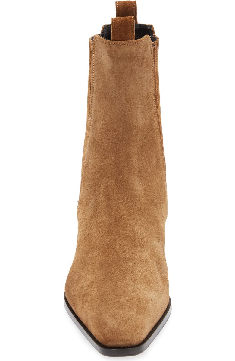 aeyde Agata Chelsea Boot, Alternate, color, Tobacco