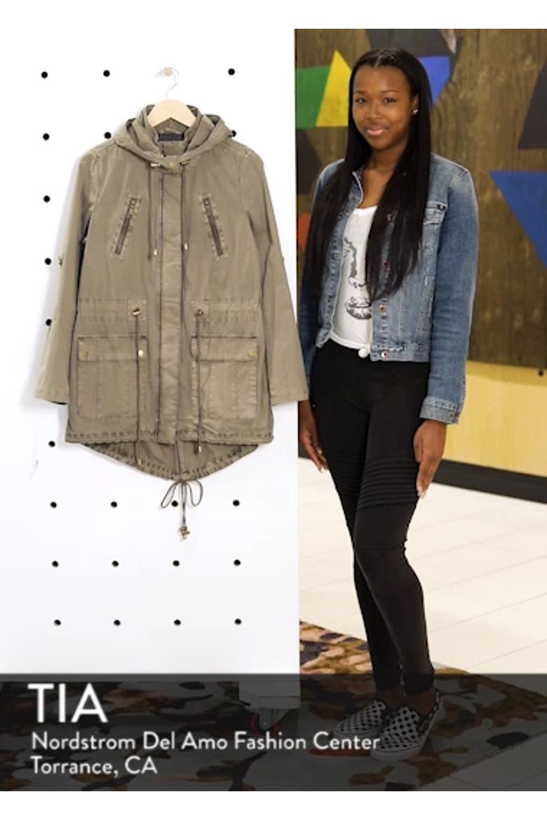 Levi's® Parachute Hooded Cotton Utility Jacket video