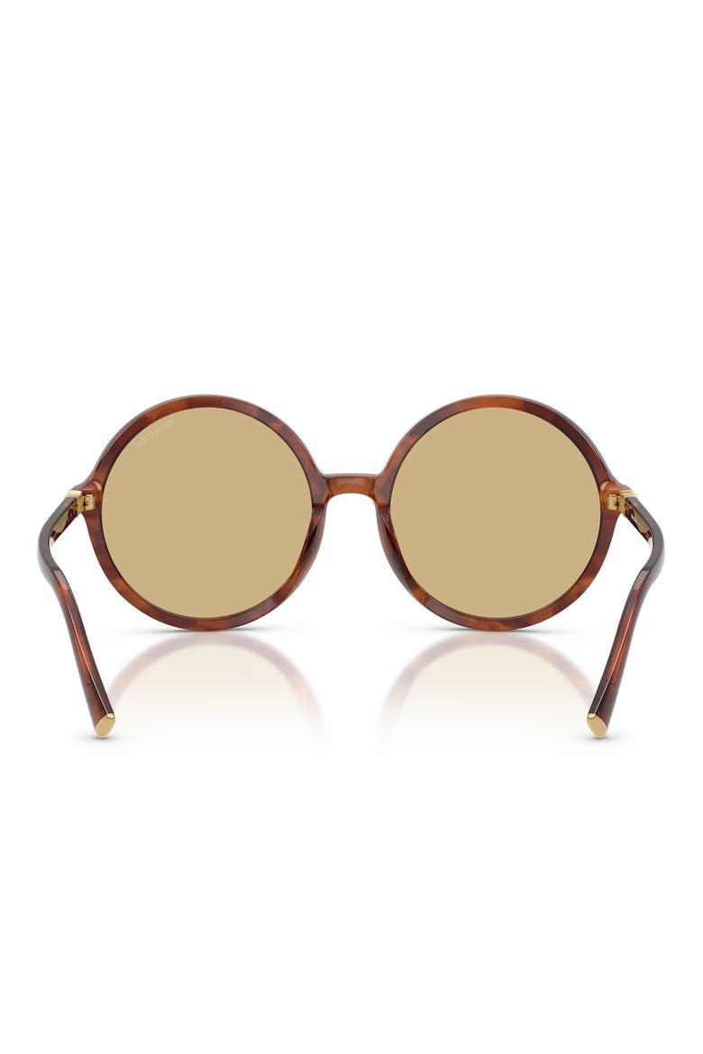 59mm Gradient Round Sunglasses, Alternate, color, STRIPED TOBACCO / YELLOW