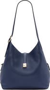 Kate Spade New York large deco pebbled leather shoulder bag