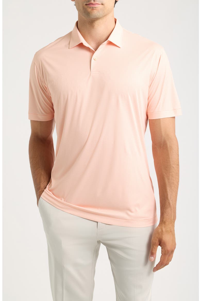 Monroe Featherweight Performance Polo, Main, color, PAPAYA