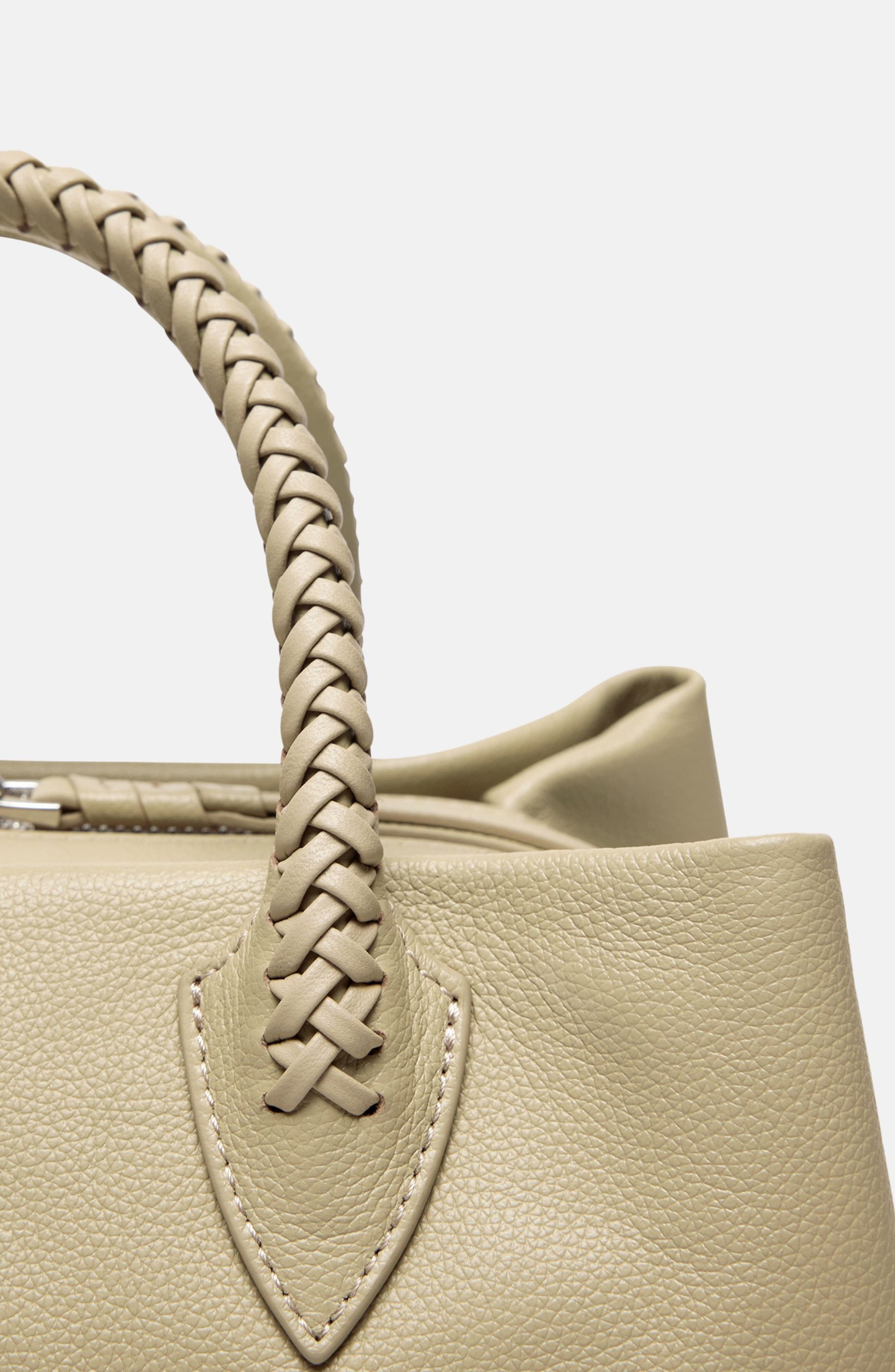 Roy Leather Satchel, Alternate, color, WINTER BEIGE