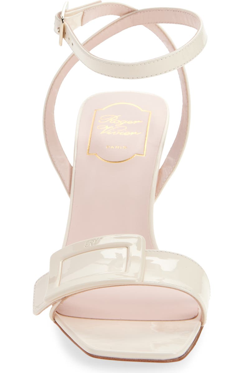 Roger Vivier Belle Vivier Ankle Strap Wedge Sandal, Alternate, color, Cire