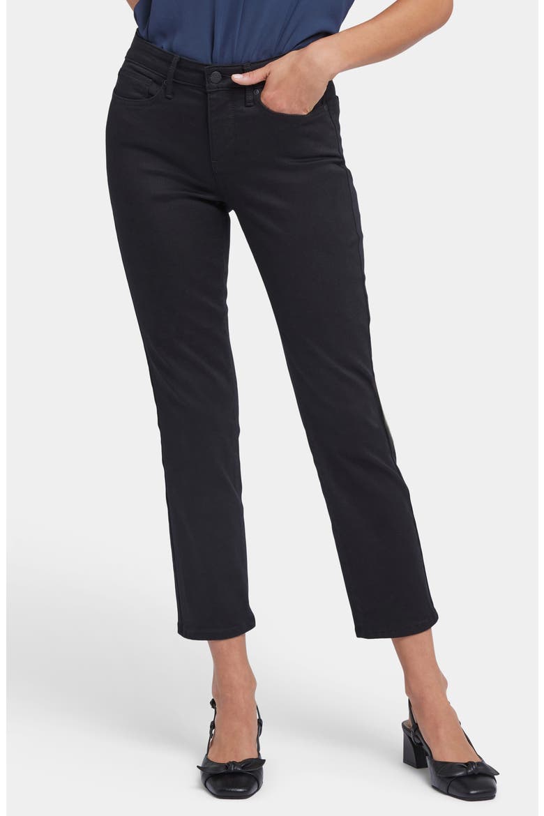 Sheri Slim Ankle Jeans, Main, color, BLACK