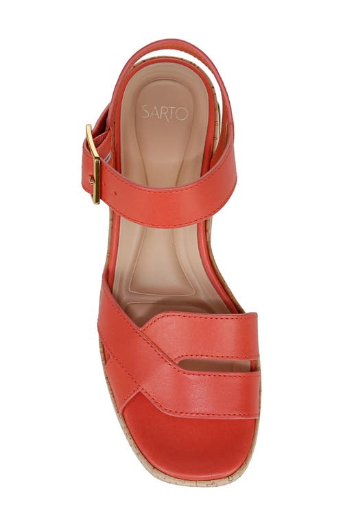 SARTO BY FRANCO SARTO SARTO BY FRANCO SARTO TILLY ANKLE STRAP PLATFORM WEDGE SANDAL 