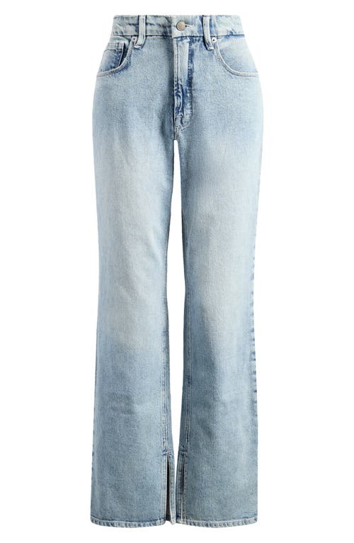 Good American Good Icon High Waist Slit Inseam Jeans In Indigo750