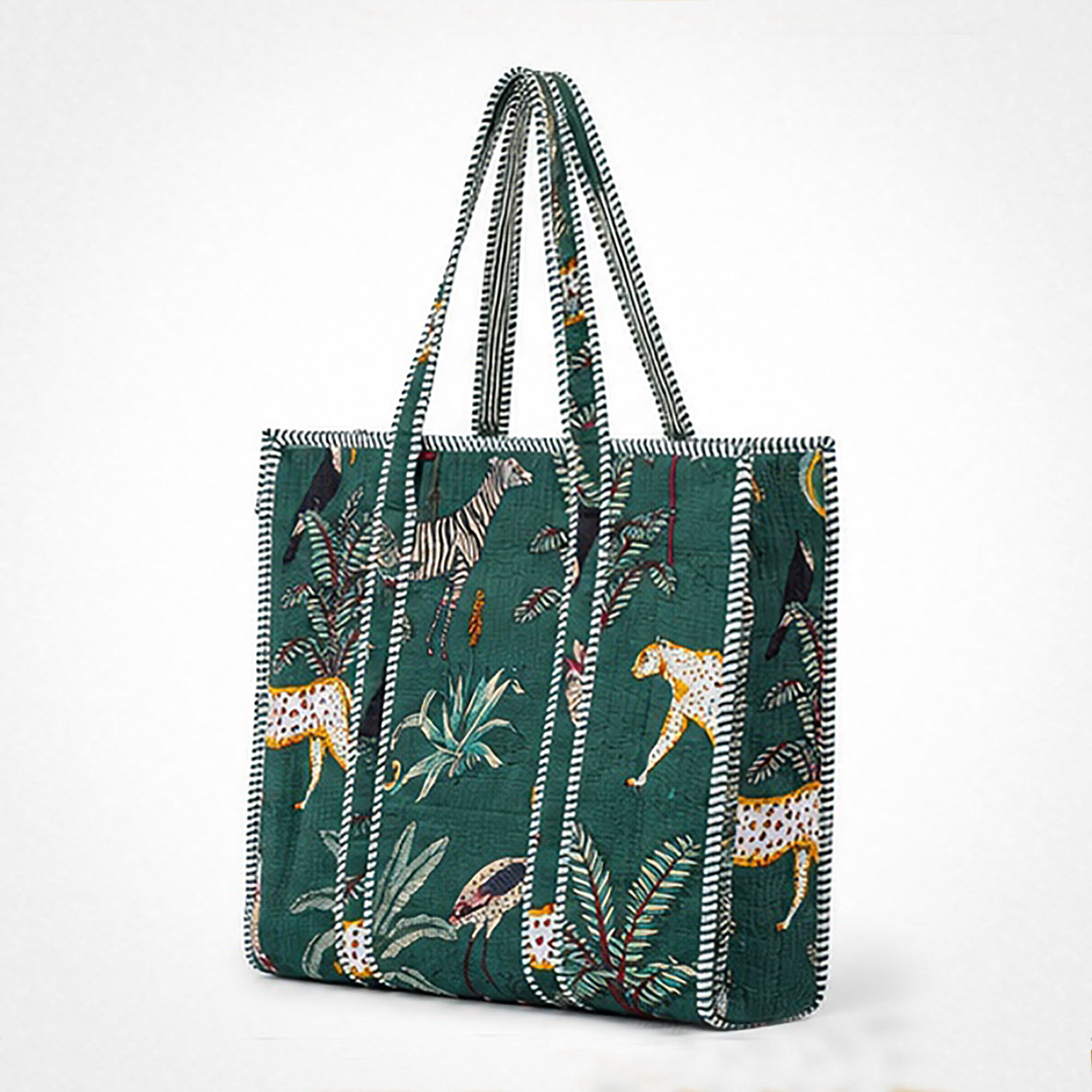 Jungle Tote Bag, Alternate, color, Green