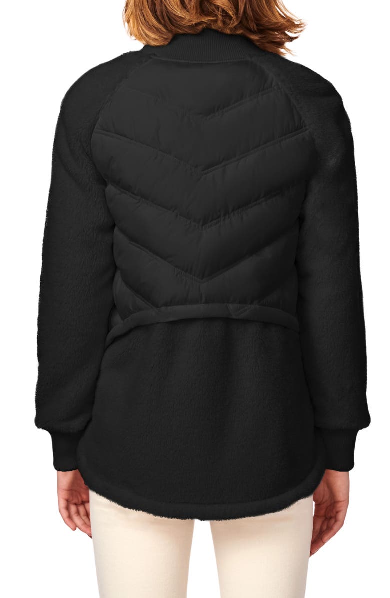Bernardo Mixed Media Puffer Jacket, Alternate, color,