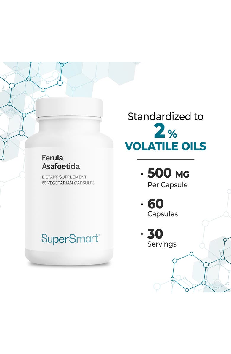 SuperSmart Ferula Asafoetida 500mg, Alternate, color, 