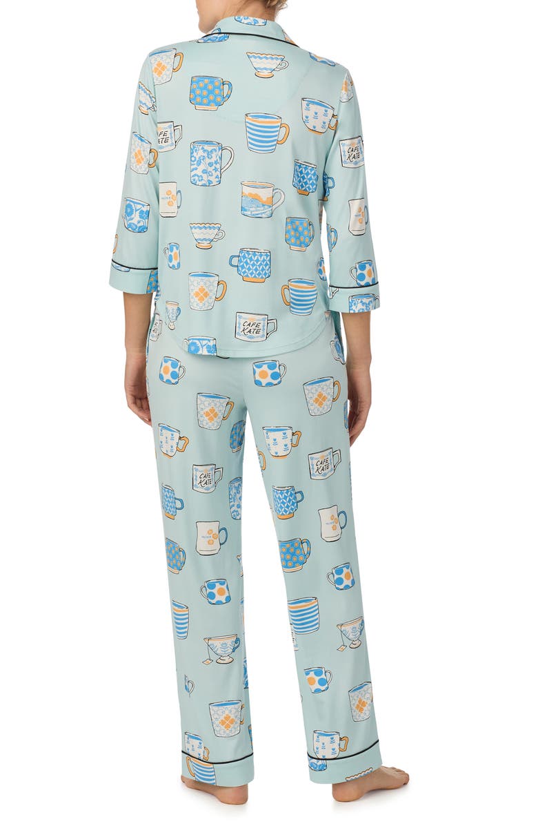 Kate Spade New York print pajamas, Alternate, color, 
