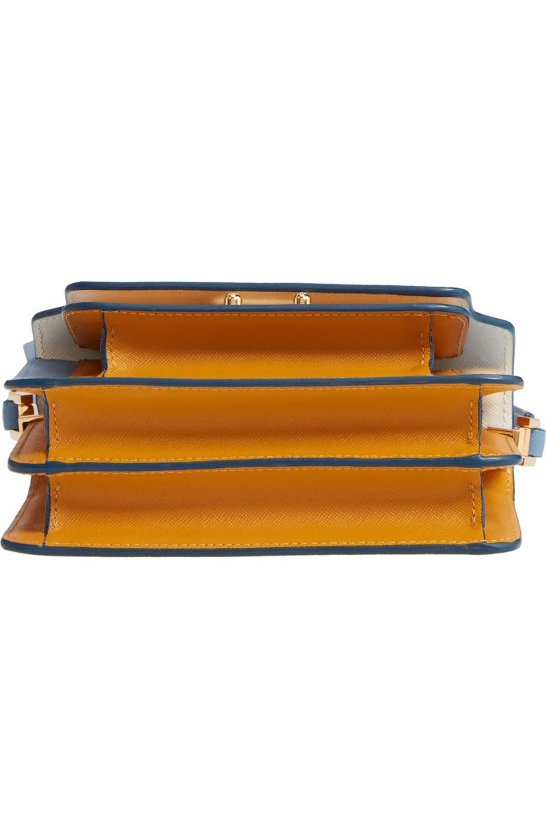 Marni Small Trunk Colorblock Leather Shoulder Bag, Alternate, color,