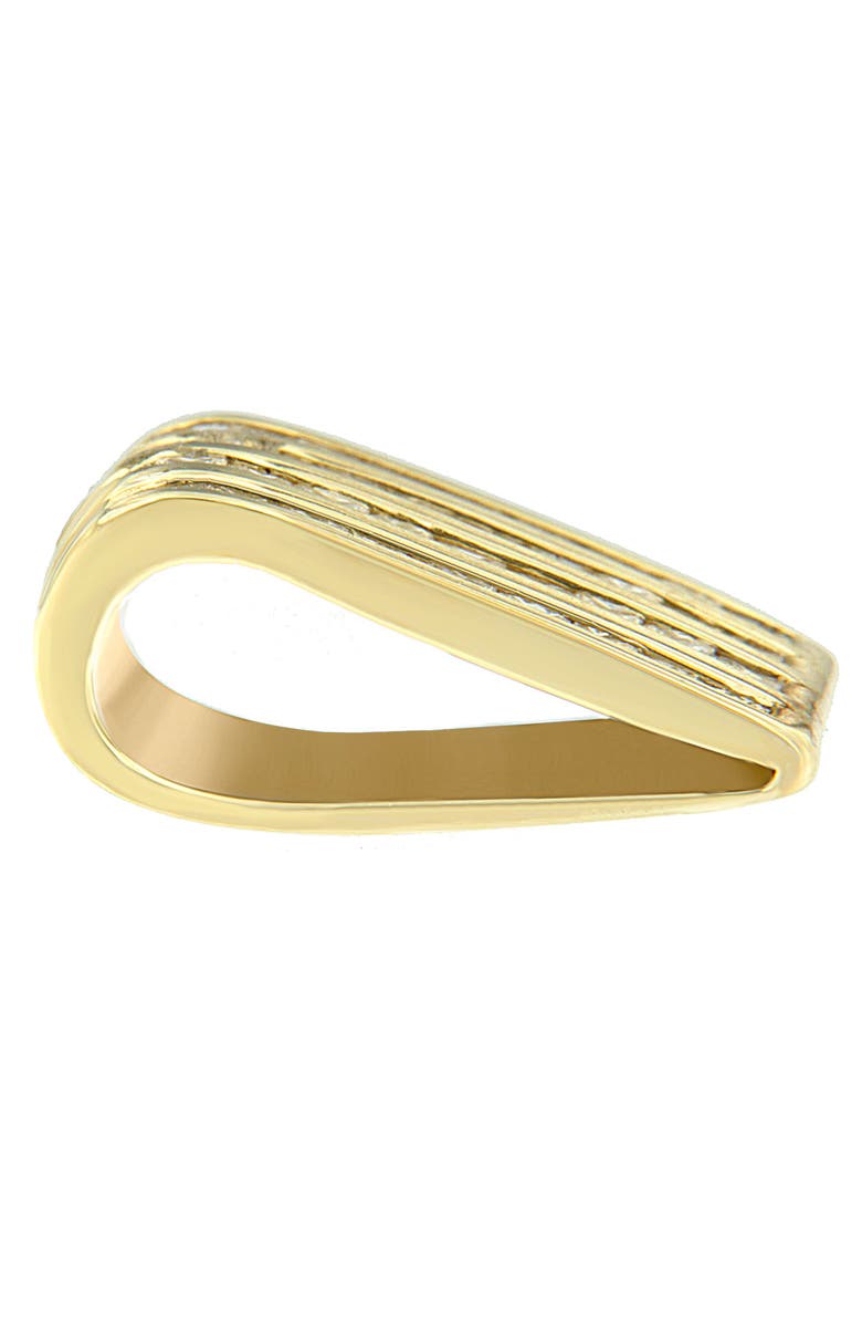 Haus of Brilliance 14K Yellow Gold 2 1/3 cttw Princess Cut Diamond Block Pendant Necklace, Alternate, color, Yellow