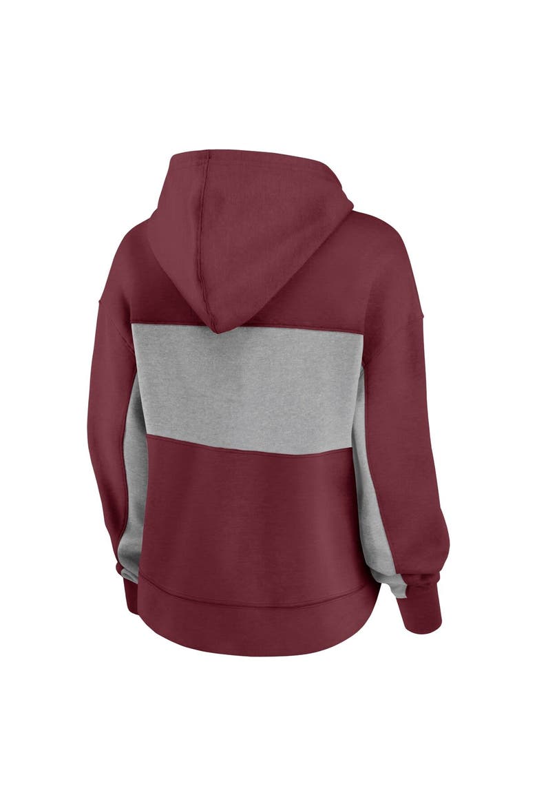 Women's Fanatics Maroon Texas A&M Aggies Filled Stat Sheet Pullover Hoodie, Alternate, color, Maroon