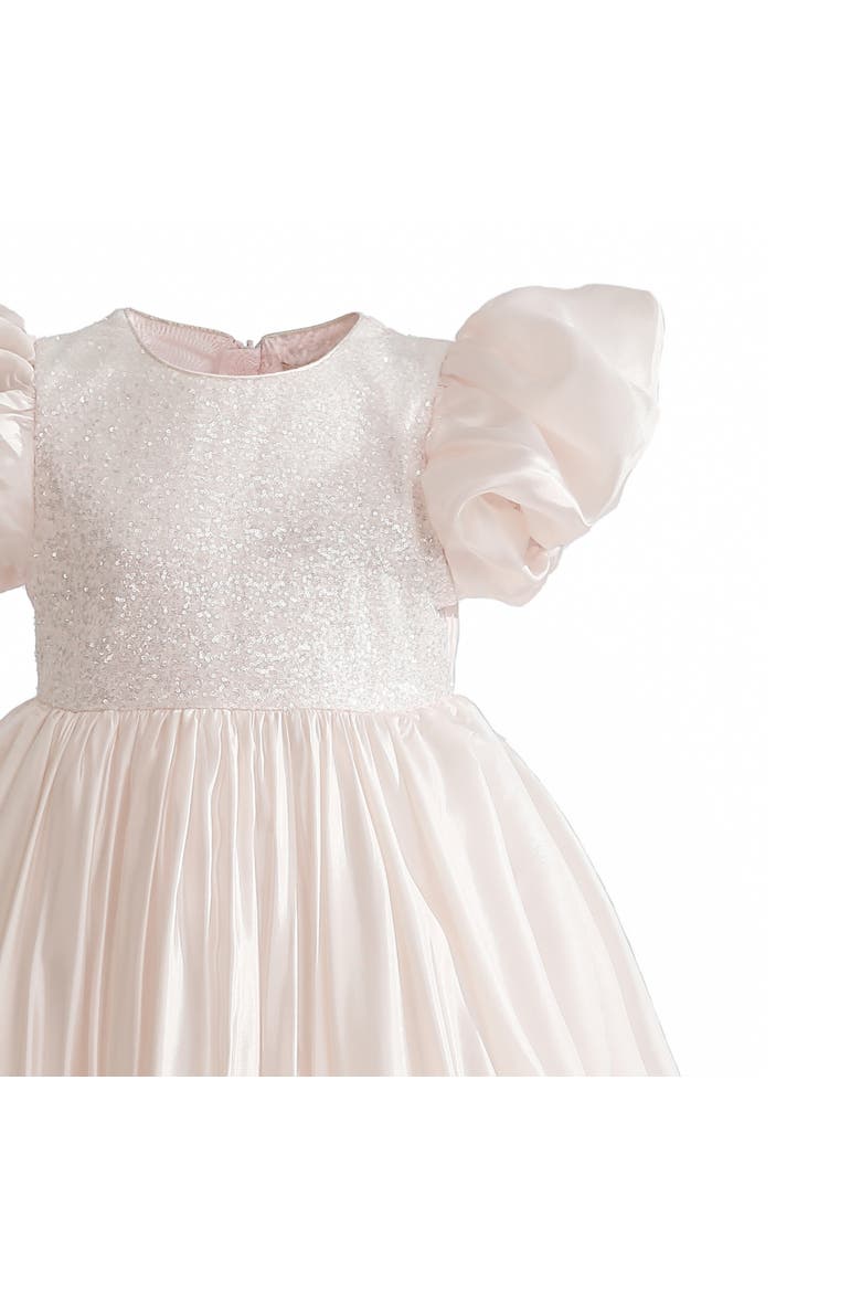 Aurora Glitter Party Dress, Alternate, color, Pink