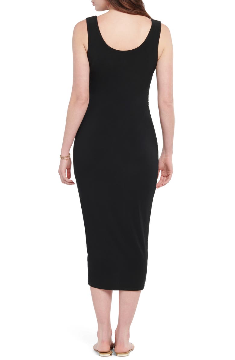 NIC+ZOE High Twist Side Ruched Sleeveless Dress, Alternate, color, 