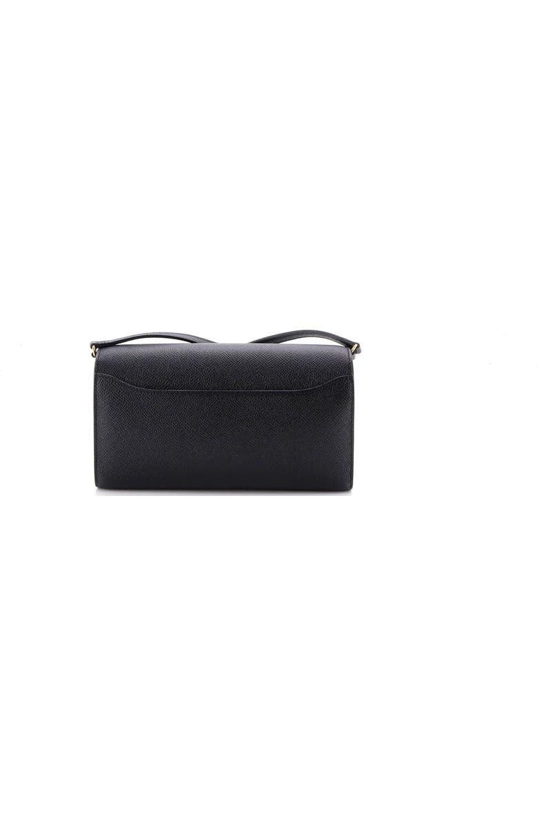 Pre-Owned Hermes Constance To Go Wallet Epsom, Alternate, color, Noir