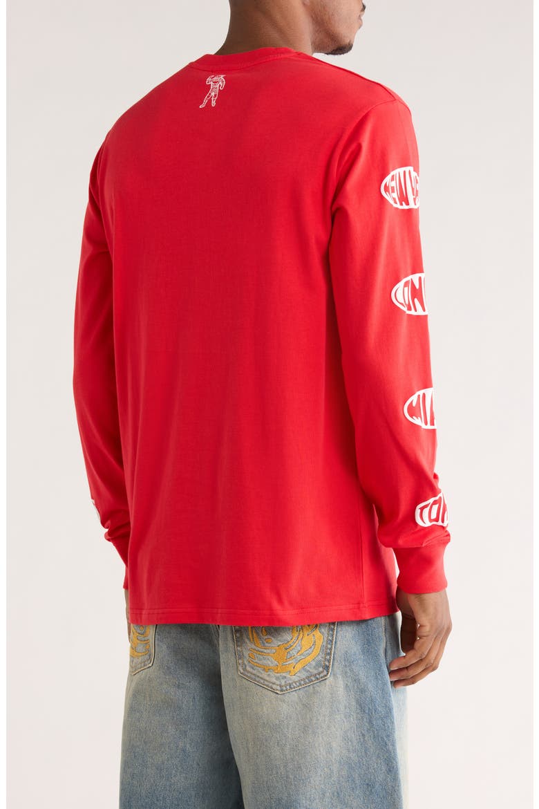 Heart Mind Dance Long Sleeve Graphic T-Shirt, Alternate, color, RED
