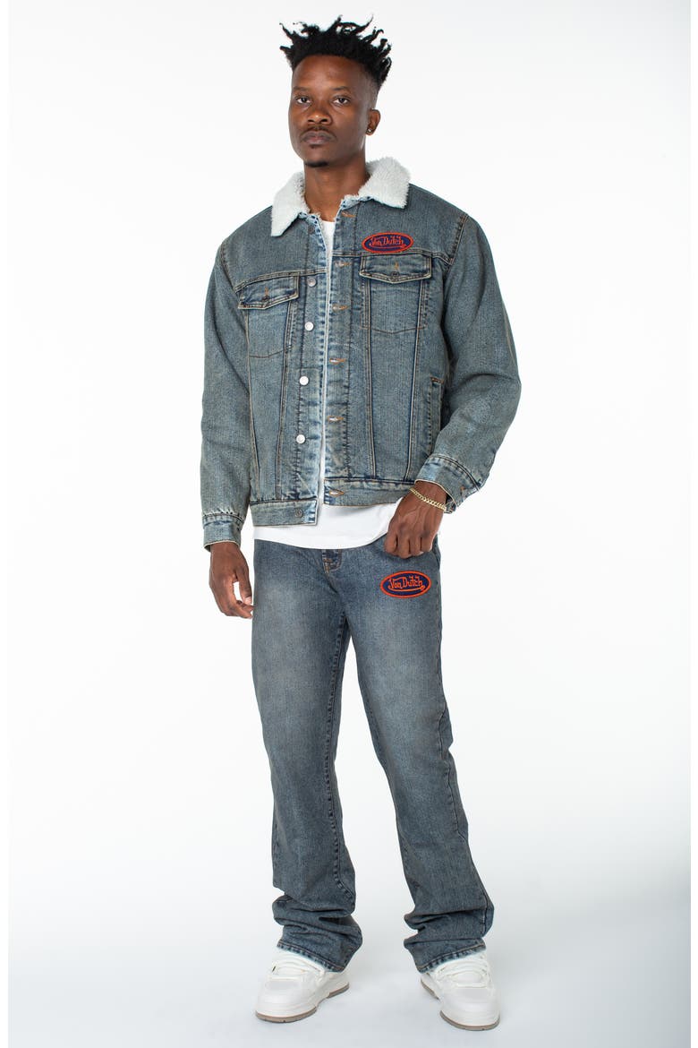 Piston Denim Trucker Jacket, Alternate, color, HAZESTONE