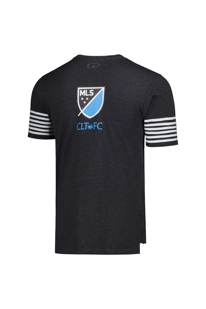 Men's Grungy Gentleman Charcoal Charlotte FC T-Shirt, Alternate, color, Charcoal