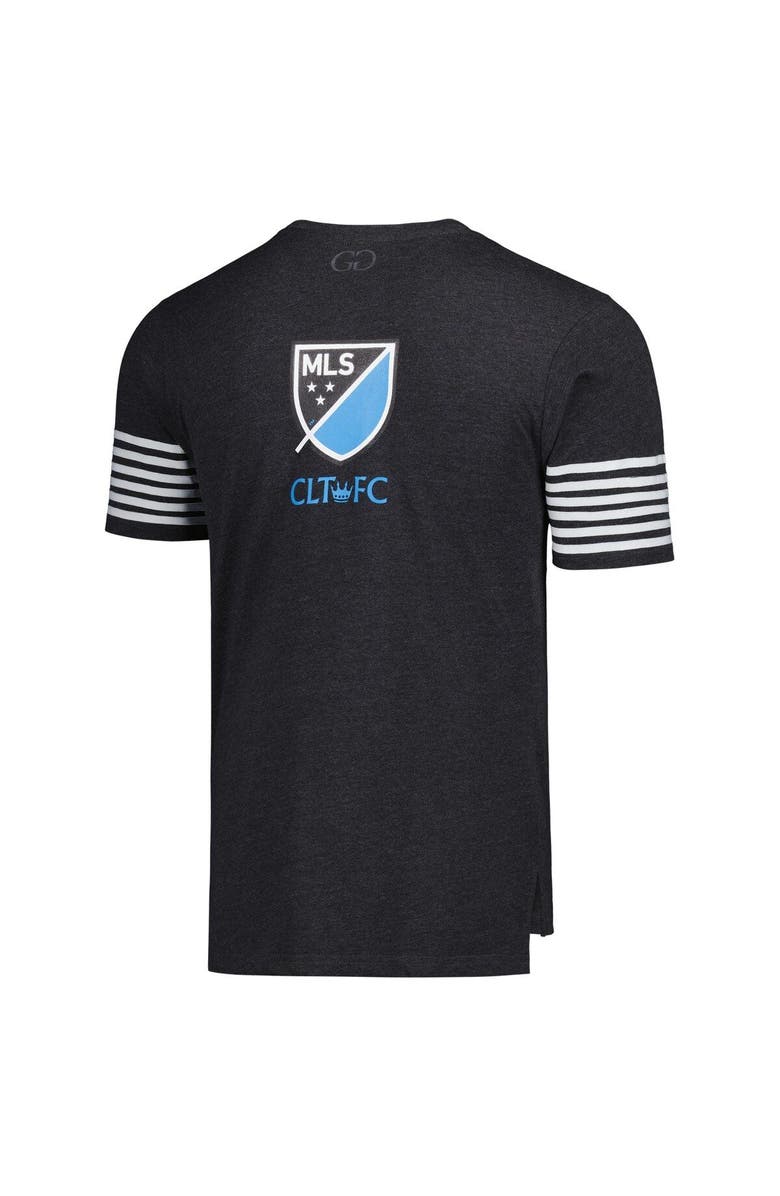 GRUNGY GENTLEMAN Men's Grungy Gentleman Charcoal Charlotte FC T-Shirt, Alternate, color, Charcoal