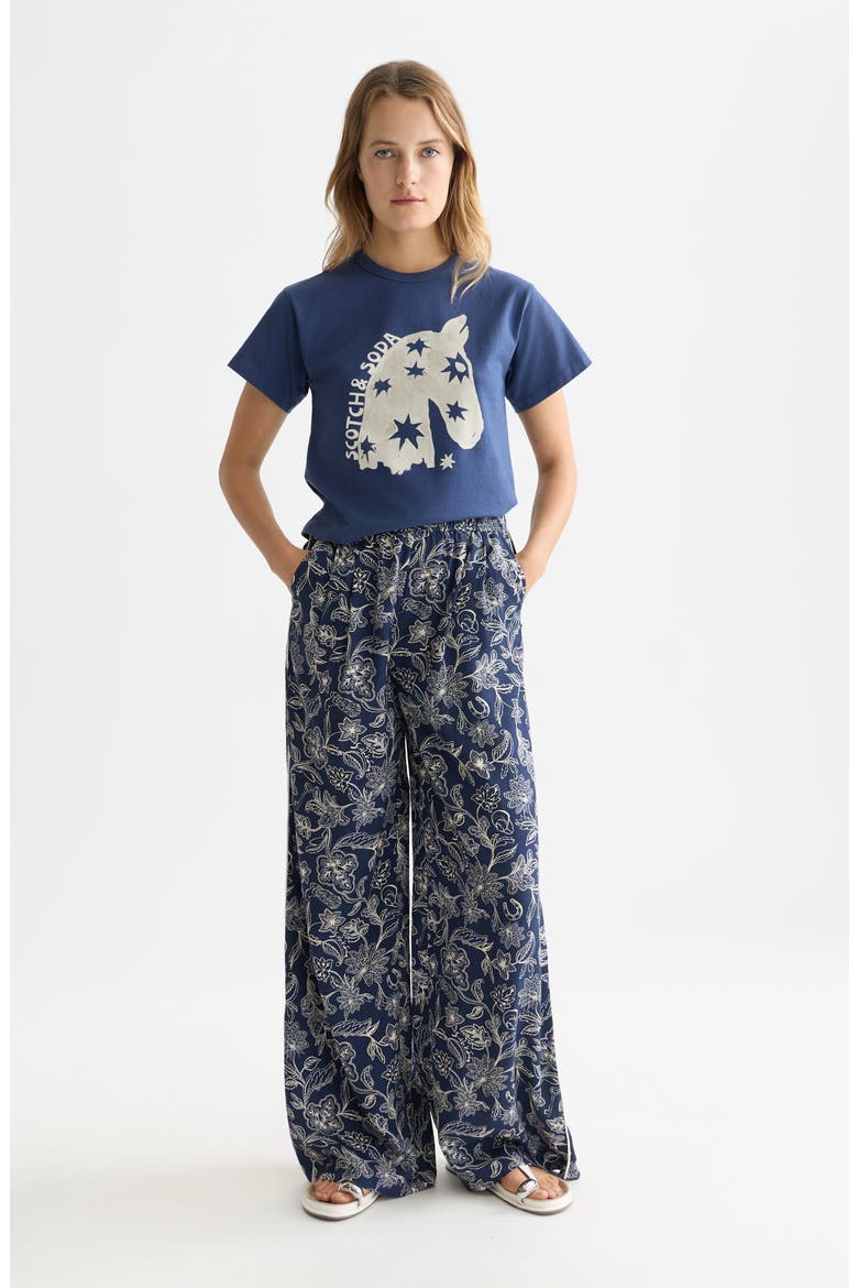 Horse Cotton Graphic T-Shirt, Alternate, color, OCEANA