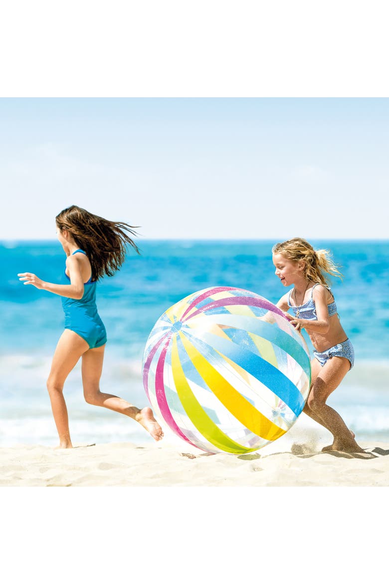 Jumbo Beach Ball, Alternate, color, Multicolored