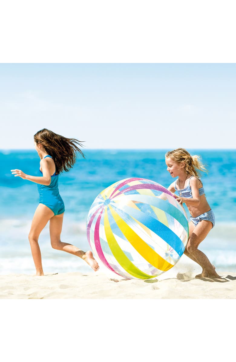 Intex Jumbo Beach Ball, Alternate, color, Multicolored