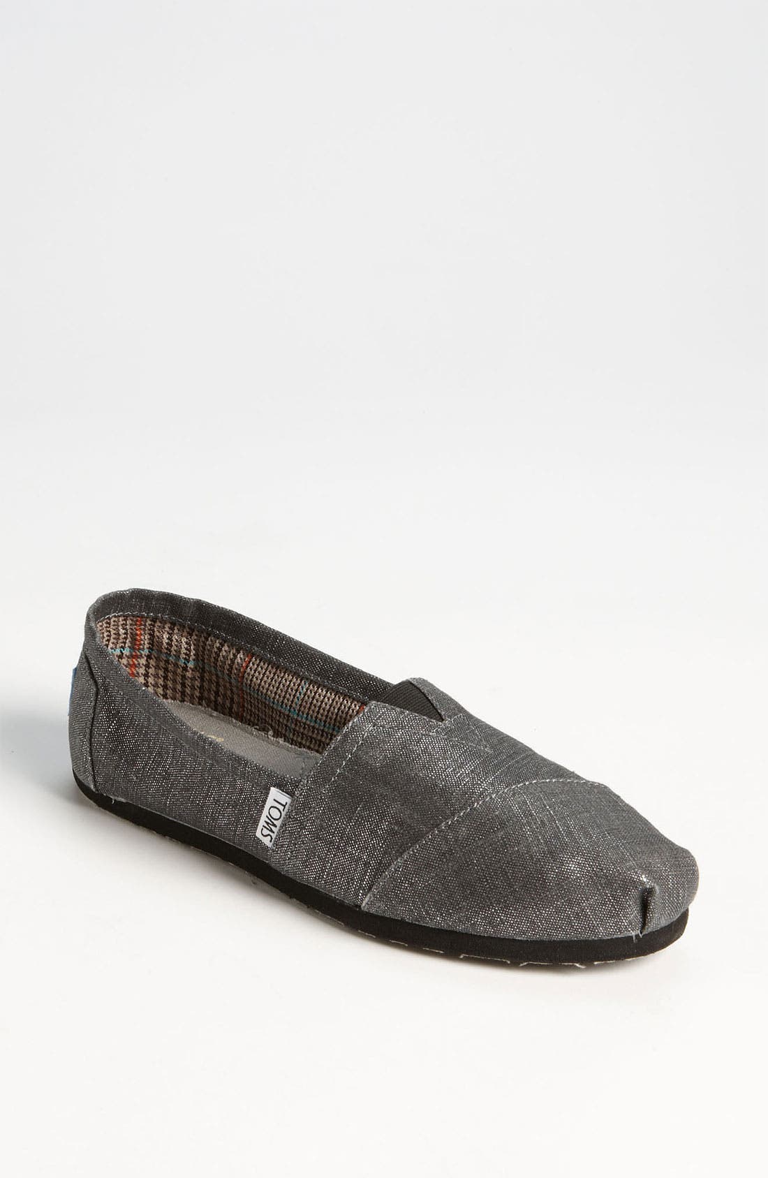 TOMS Metallic Linen Slip-On, Main, color, 
