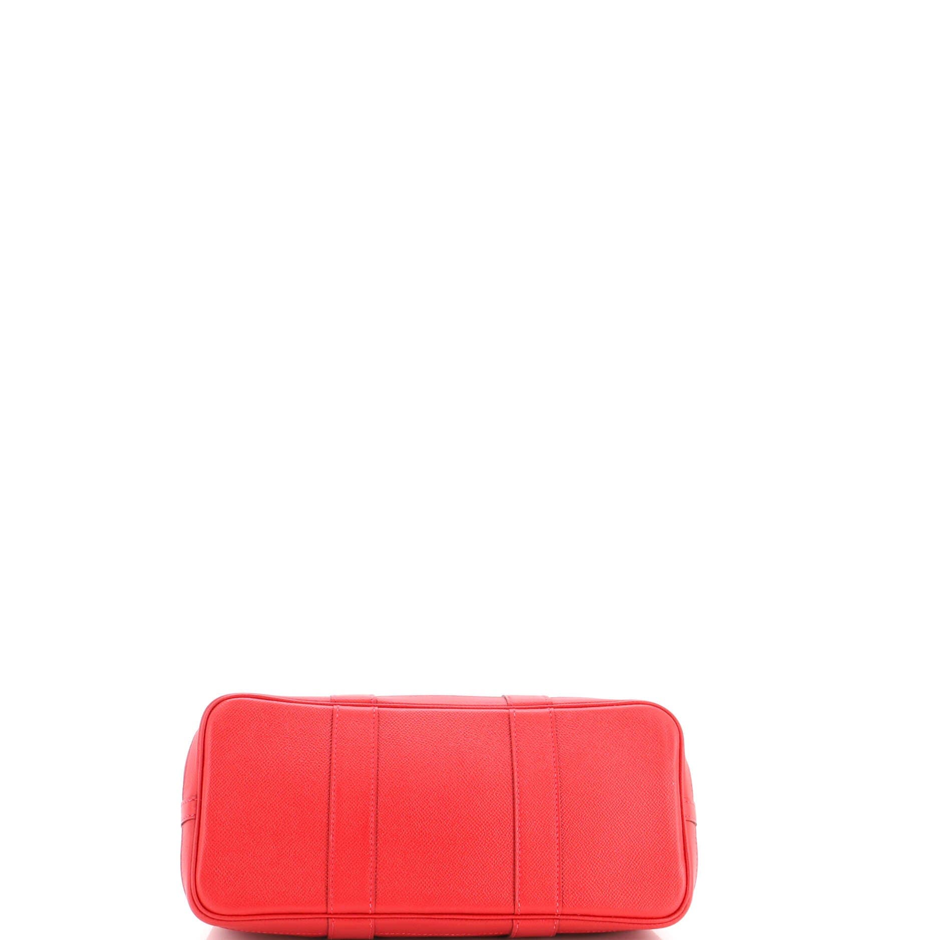 Garden Party Tote Leather 30, Alternate, color, Red