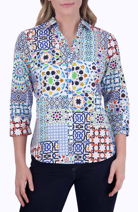 Mary Intertwine Button-Up Shirt