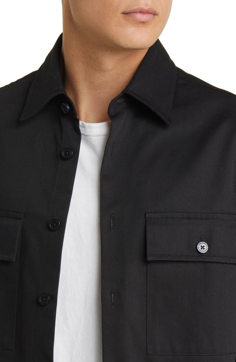 BOSS Owen Cotton Shirt Jacket, Alternate, color, 