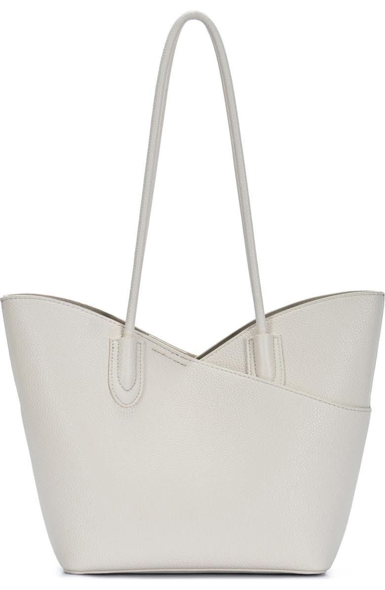 Antik Kraft Shoulder Tote Bag with Removable Pouch, Main, color, Stone