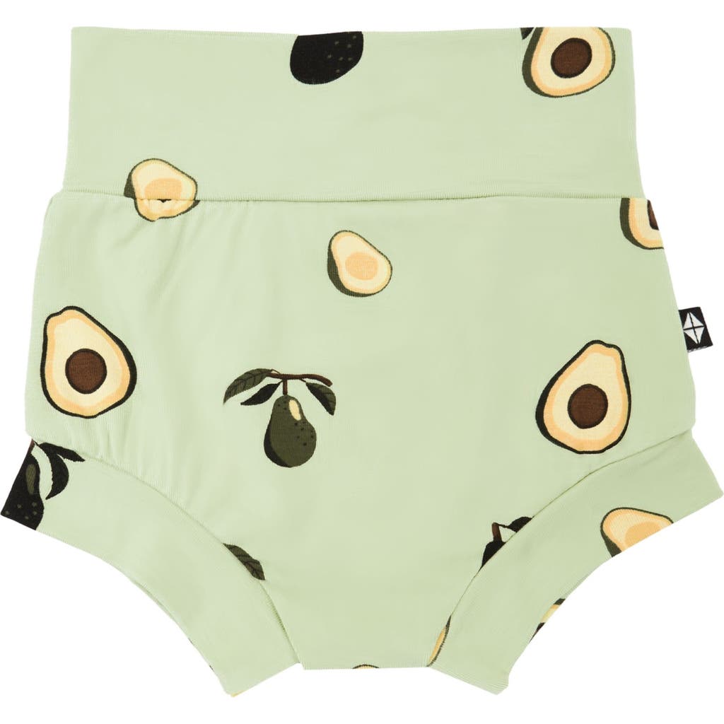 Kyte Baby Avocado Bummie Shorts In Green