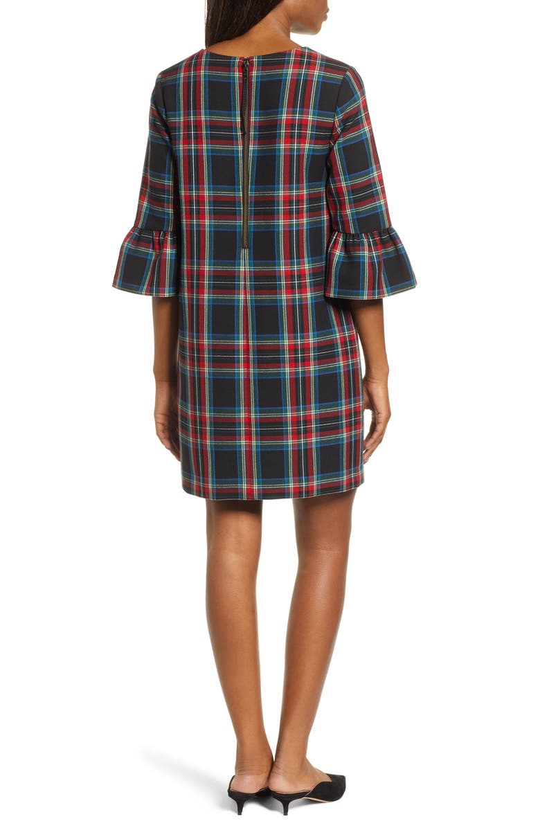 vineyard vines Greenwich Jolly Plaid Shift Dress, Alternate, color,