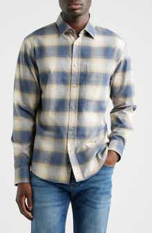 Owen Relaxed Fit Plaid Cotton Flannel Button-Up Shirt