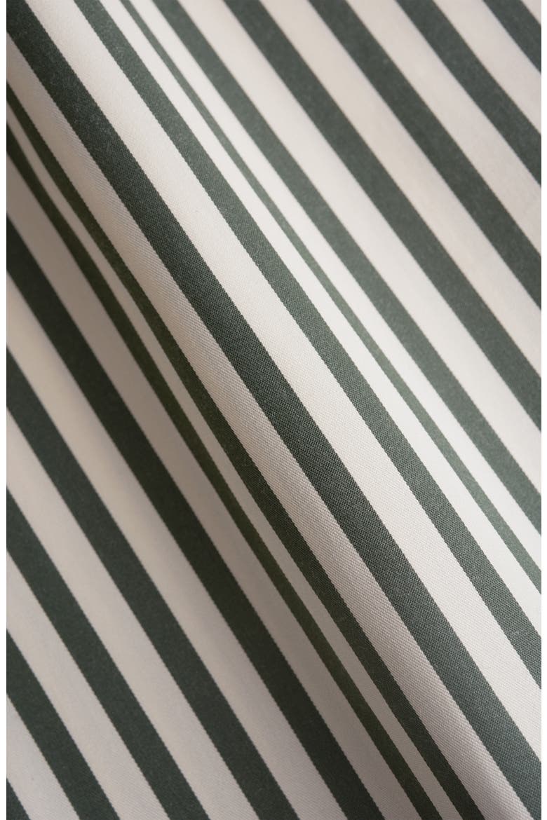 Gemma Stripe Puff Sleeve Blouse, Alternate, color, GREEN BANGLE STRIPE