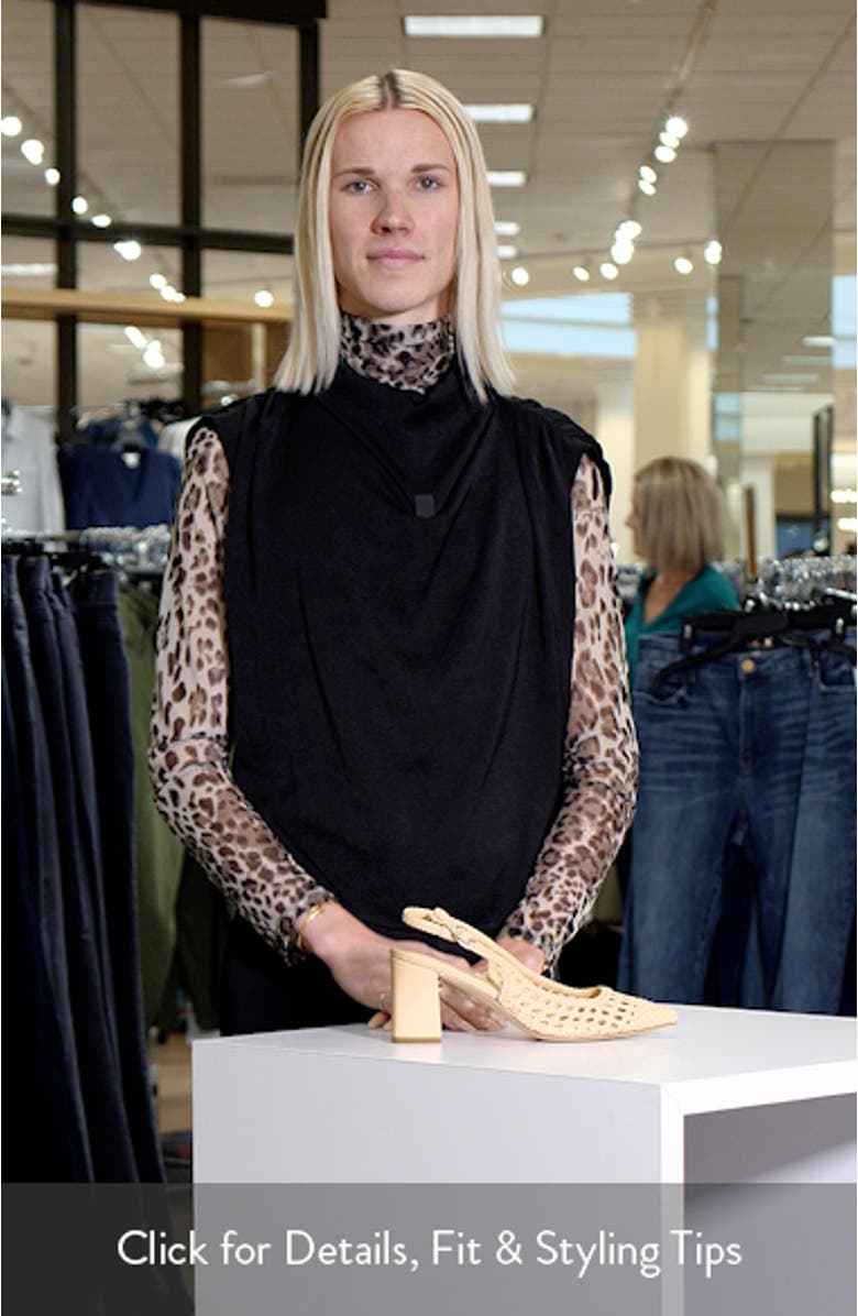 Zaiden Slingback Pointed Toe Pump, sales video thumbnail