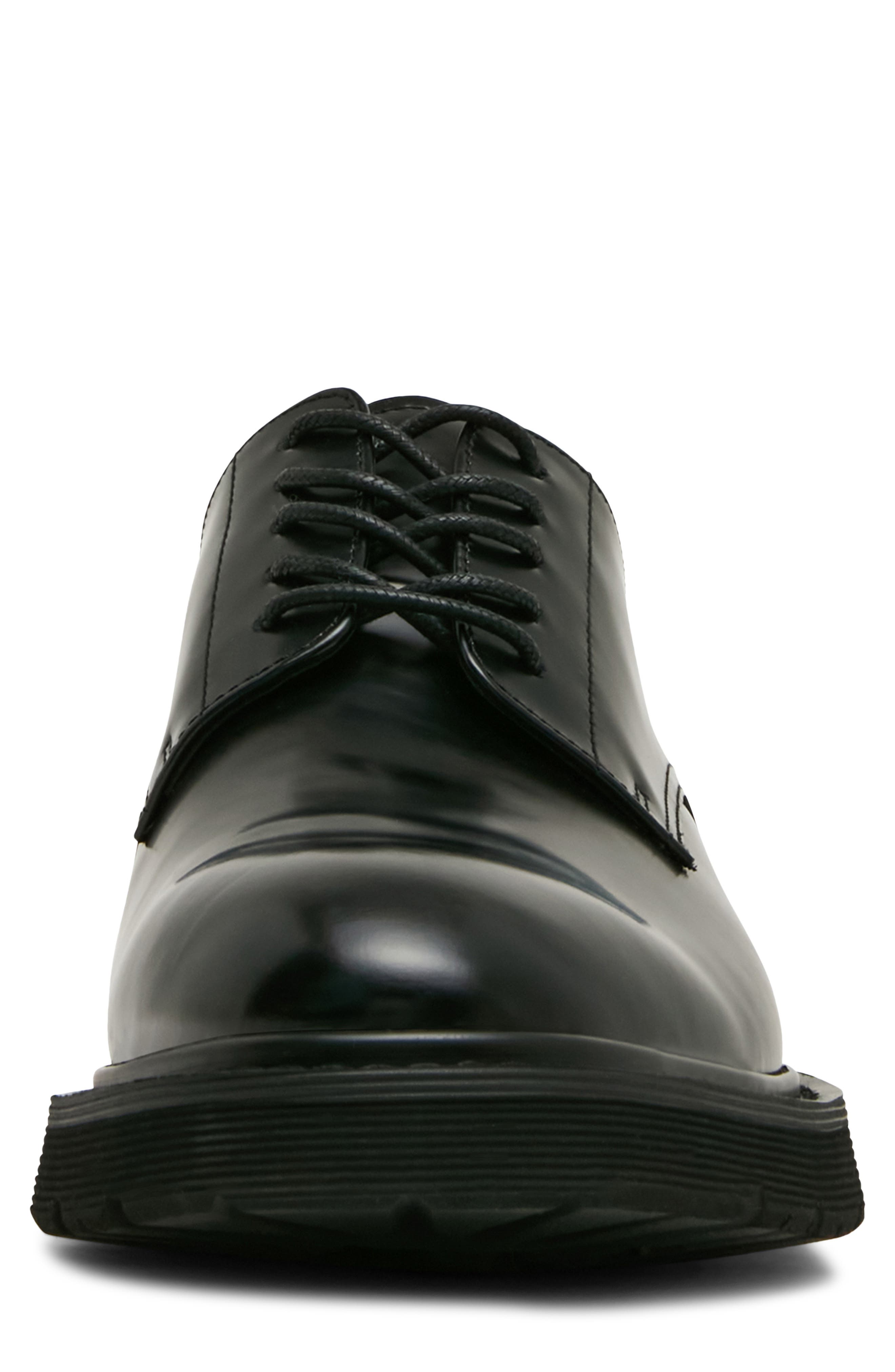 Ronan Leather Plain Toe Derby, Alternate, color, BLACK BOX