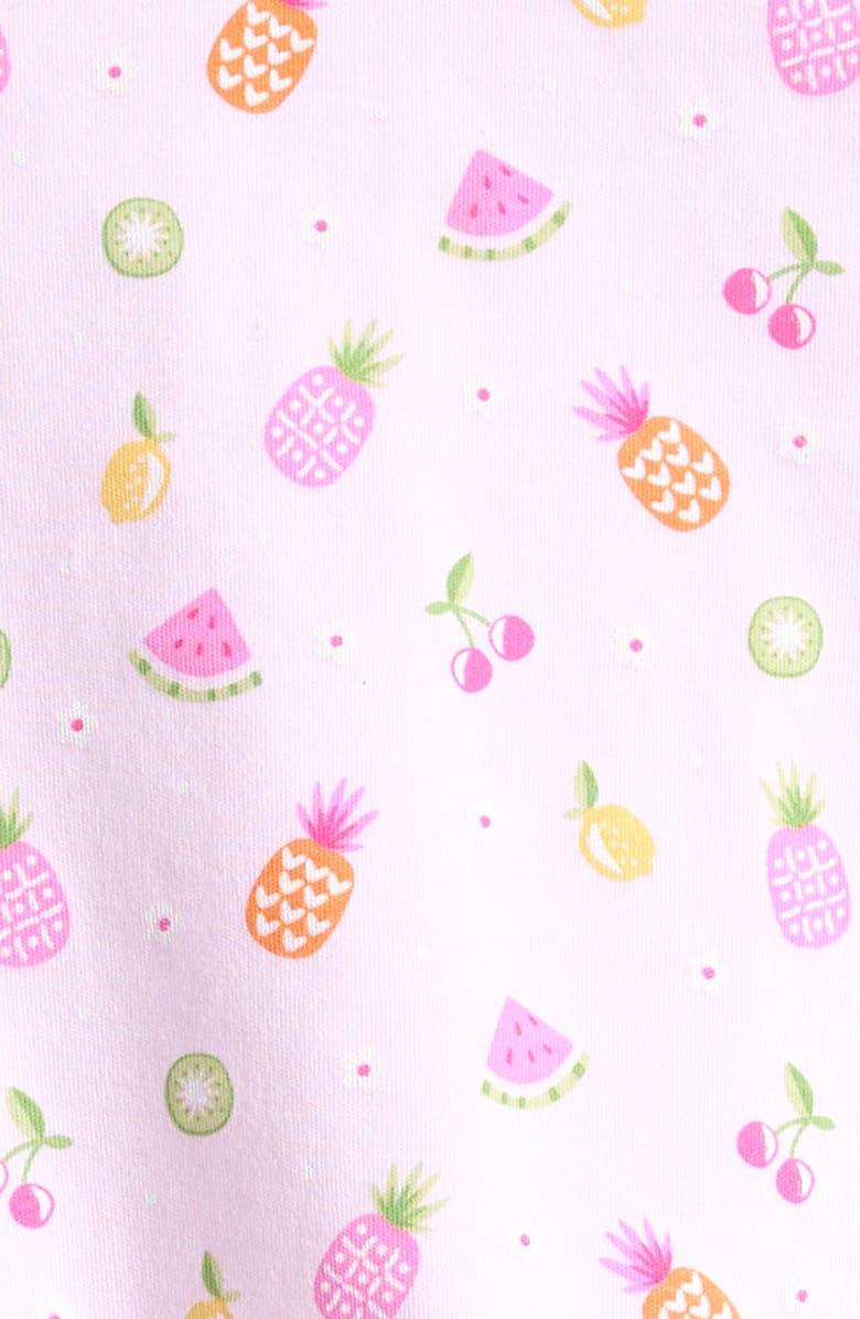 Kissy Kissy Print Pima Cotton Bubble Bodysuit, Alternate, color, 