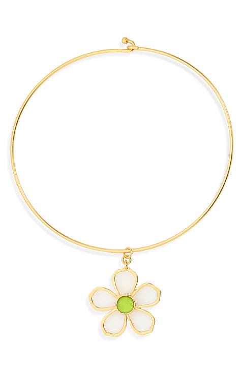 Bloom Pendant Collar Necklace