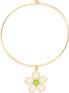 Karine Sultan Bloom Pendant Collar Necklace