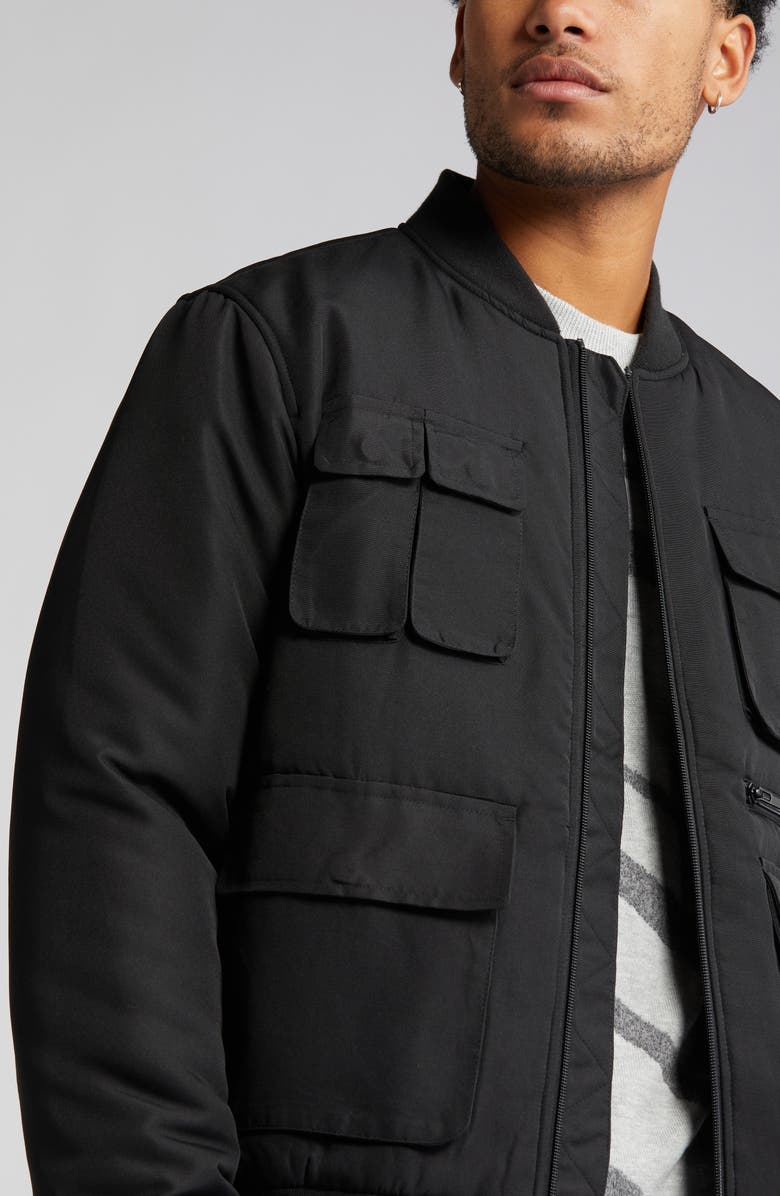 Open Edit Utility Bomber Jacket, Alternate, color, 