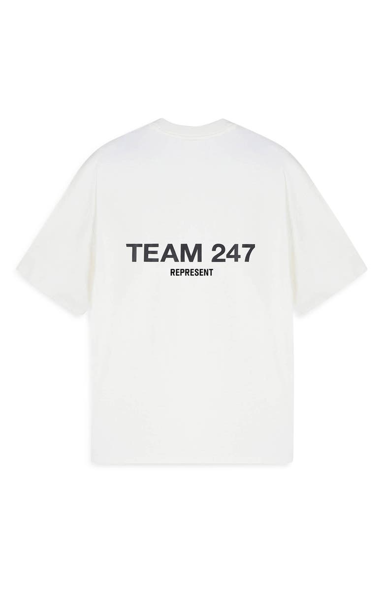 247 Team 247 Oversize Graphic T-Shirt, Alternate, color, Flat White