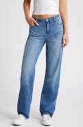 1822 Denim High Waist Baggy Straight Leg Jeans