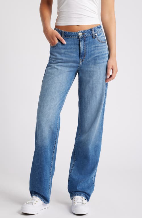 1822 Denim High Waist Baggy Straight Leg Jeans in Samuel 